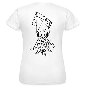 Calmar - T-shirt Femme - blanc - Dos - AI Model Female 172 dark (172cm)