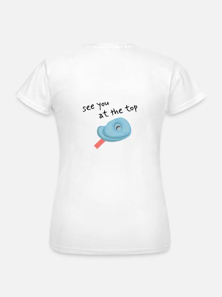 Lustiges Boulder Tshirt - Frauen T-Shirt - Weiß