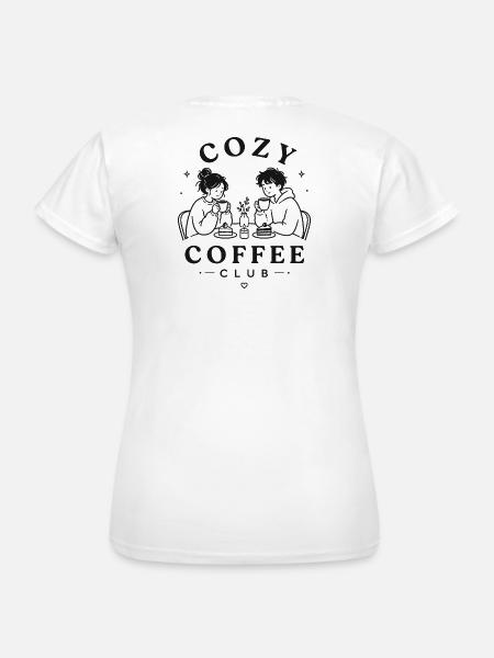 KaffeeClub Kuschelzeit - Frauen T-Shirt - Weiß