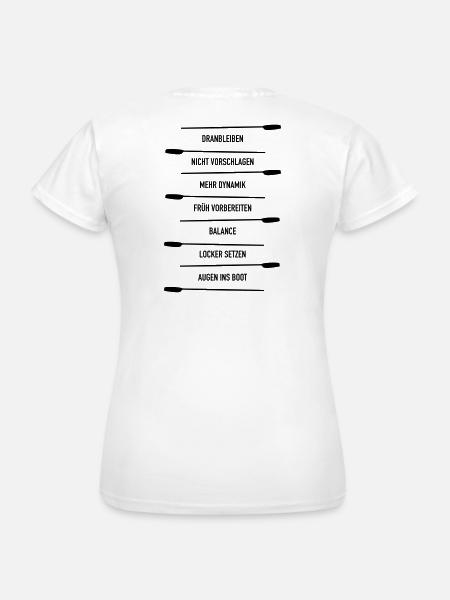 Rudercoach - Frauen T-Shirt - Weiß