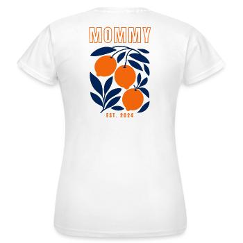 Mama 2024 - Frauen T-Shirt - Weiß - Hinten - AI Model Female 172 dark (172cm)
