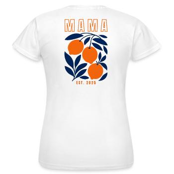 Maman 2025 - T-shirt Femme - blanc - Dos - AI Model Female 172 dark (172cm)