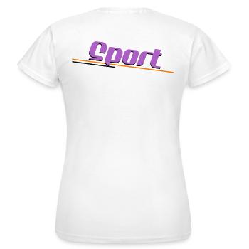 Sport - Women's T-Shirt - white - Back - AI Model Female 172 dark (172cm)