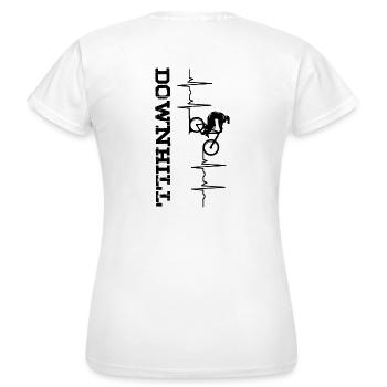 Downhill - T-shirt Femme - blanc - Dos - AI Model Female 172 dark (172cm)