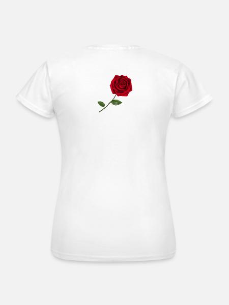 Rose - Frauen T-Shirt - Weiß