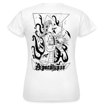 Éclat  d'apocalypse - T-shirt Femme - blanc - Dos - AI Model Female 172 dark (172cm)