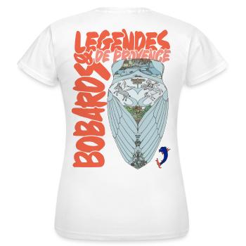 Legends of Provence Cicada - Women's T-Shirt - white - Back - AI Model Female 172 dark (172cm)