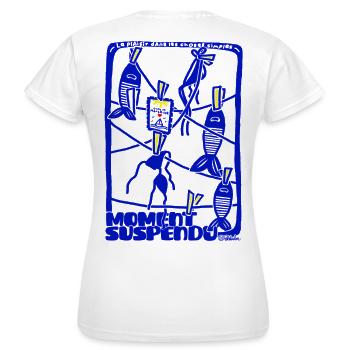 Moments Suspendus Marseille - T-shirt Femme - blanc - Dos - AI Model Female 172 dark (172cm)