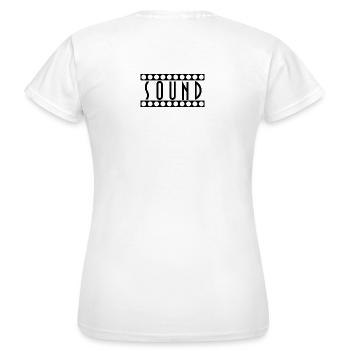 Sound - Women's T-Shirt - white - Back - AI Model Female 172 dark (172cm)