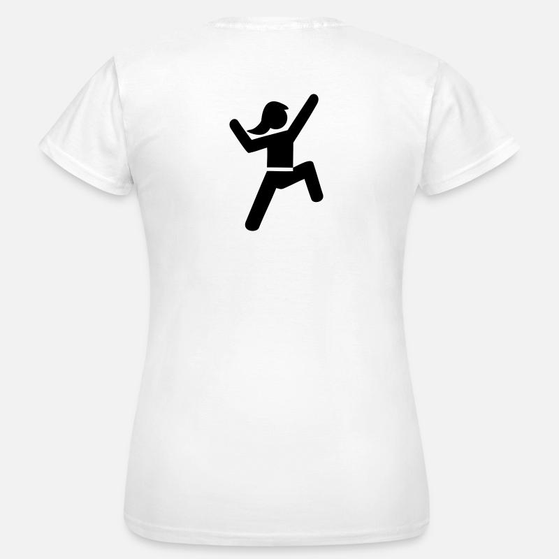 Klettern - Frauen T-Shirt - Weiß