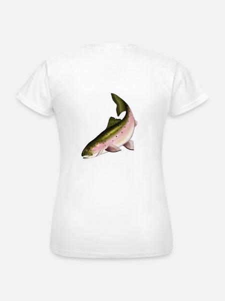 Öring / Forelle - Frauen T-Shirt - Weiß