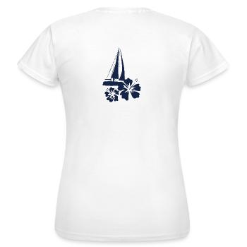 Sailing Pacific Ocean - Women's T-Shirt - white - Back - AI Model Female 172 dark (172cm)