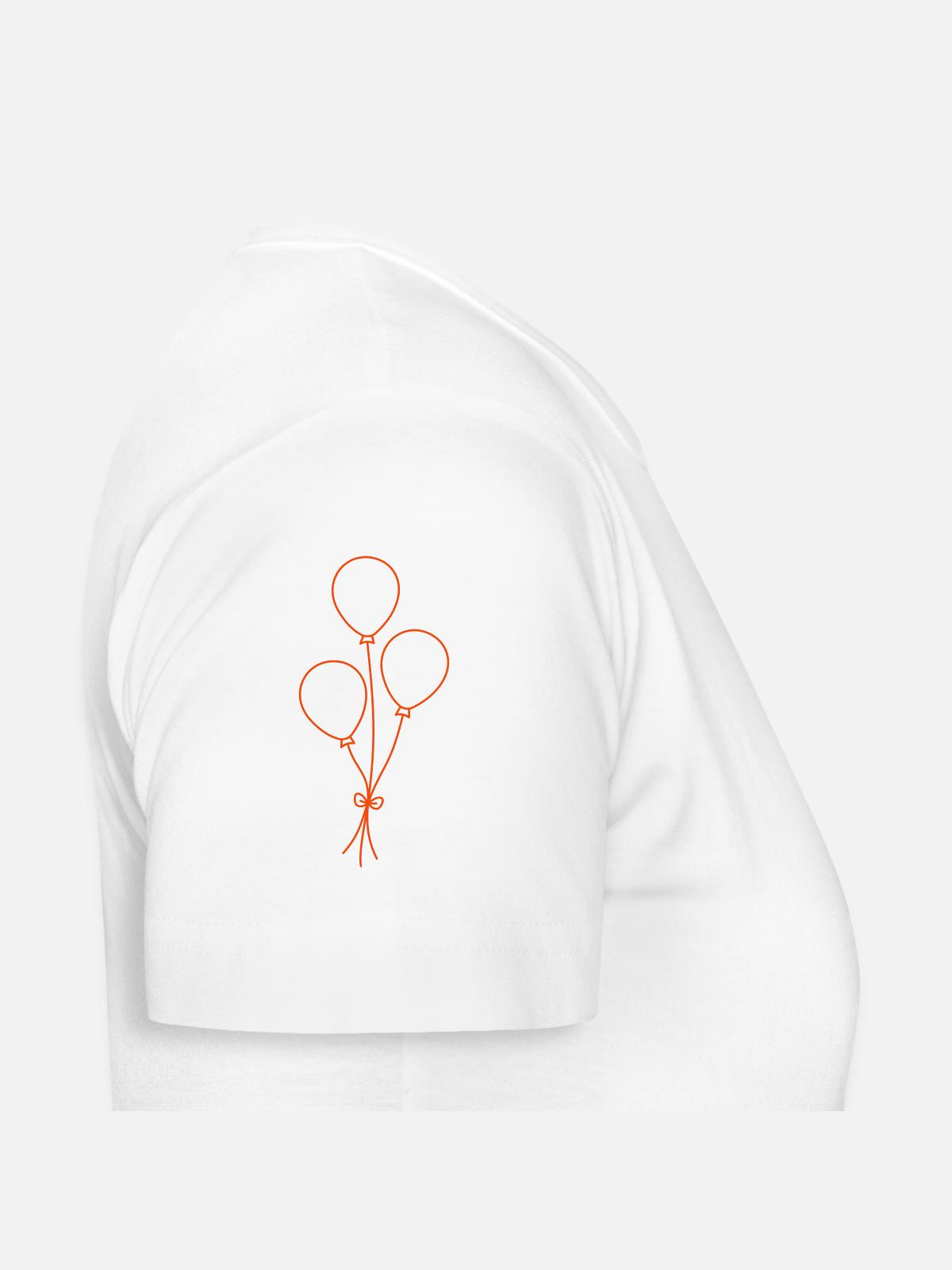 Luftballons - Frauen T-Shirt - Weiß - Rechts