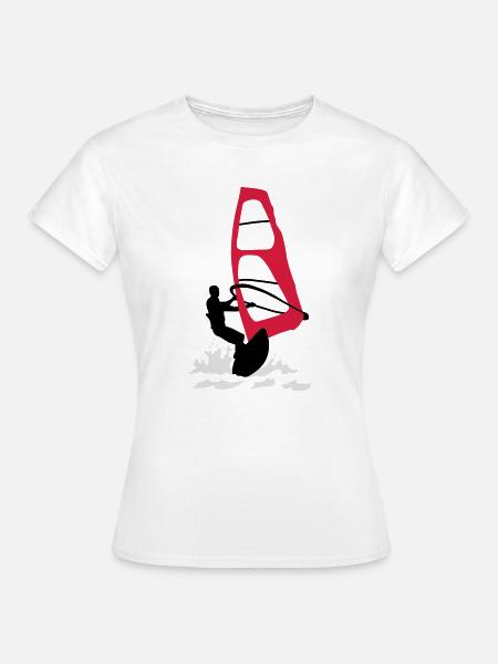 Windsurfing - Frauen T-Shirt - Weiß