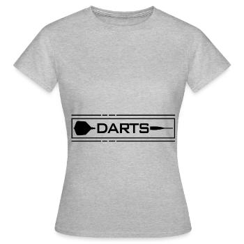 Darts - Dart - Women's T-Shirt - heather grey - Front - AI Model Female 172 dark (172cm)
