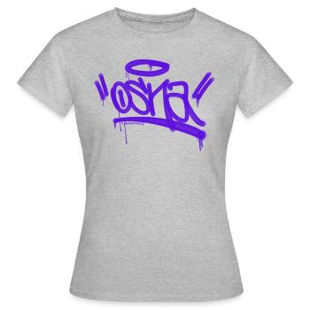 Osnabrück Graffiti Day - Women's T-Shirt - heather grey - Front - AI Model Female 172 dark (172cm)