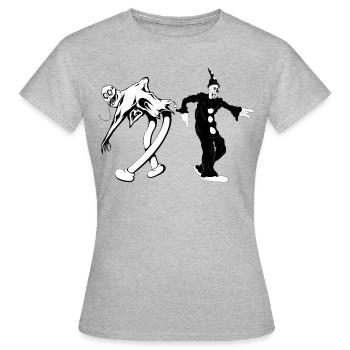 Ondoyance - Mercury retrograde Ghostemane (duo) - T-shirt Femme - gris chiné - Devant - AI Model Female 172 dark (172cm)