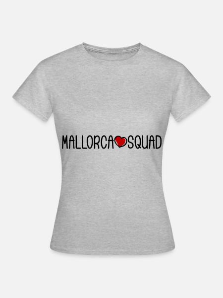 Mallorca Squad - Frauen T-Shirt - Grau meliert