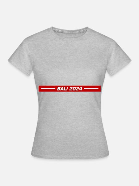Bali 2024 - Frauen T-Shirt - Grau meliert