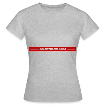 Sables d’or 2024 - T-shirt Femme - gris chiné - Devant - AI Model Female 172 dark (172cm)