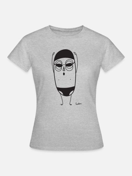 Chillions Schwimmer - Frauen T-Shirt - Grau meliert