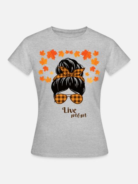 MomLife - Women's T-Shirt - heather grey