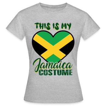 Jamaica Costume Jamaica - Women's T-Shirt - heather grey - Front - AI Model Female 172 dark (172cm)