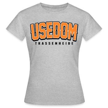 Usedom Shirt - Women's T-Shirt - heather grey - Front - AI Model Female 172 dark (172cm)