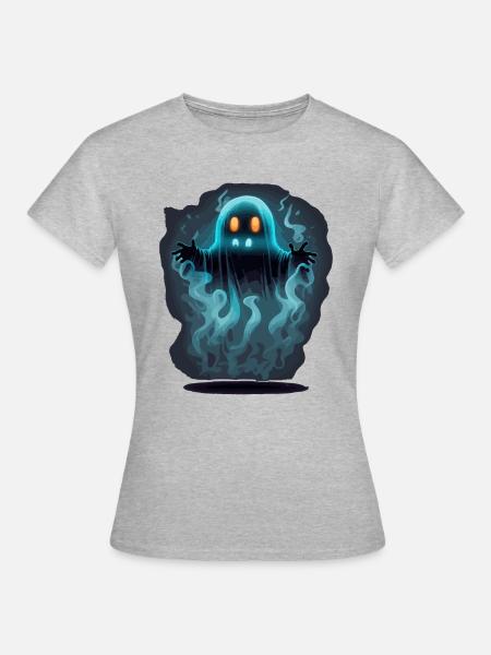 Glühender Geist - Frauen T-Shirt - Grau meliert