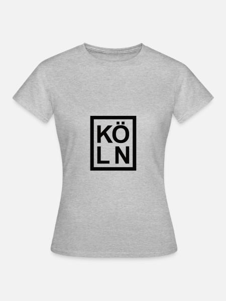 Köln - Frauen T-Shirt - Grau meliert