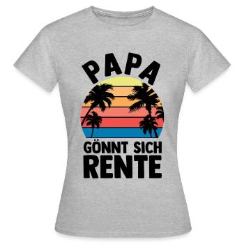 Vacation Vacationer Father Dad - Women's T-Shirt - heather grey - Front - AI Model Female 172 dark (172cm)