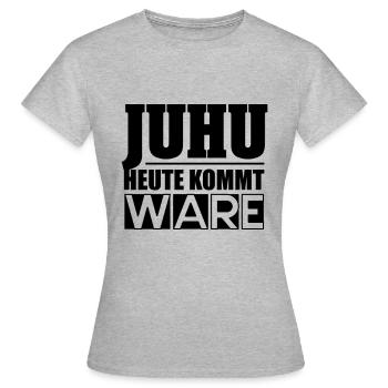Sale trade - Women's T-Shirt - heather grey - Front - AI Model Female 172 dark (172cm)