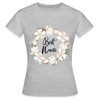 Best Nani Granny Switzerland Swiss German Granny - Women's T-Shirt - heather grey - Front - AI Model Female 172 dark (172cm)
