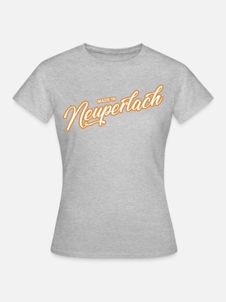 Neuperlach - weil´s Deine Hood ist! - Frauen T-Shirt - Grau meliert