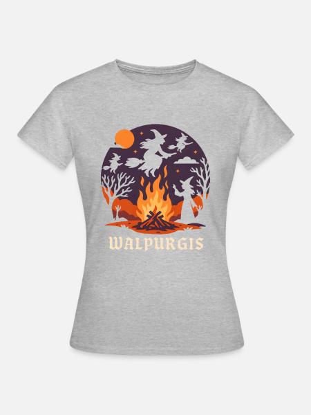 Walpurgis - Frauen T-Shirt - Grau meliert