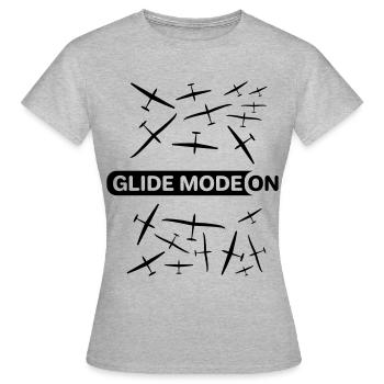 Glider Gliding Gliding Gliding Glider - Women's T-Shirt - heather grey - Front - AI Model Female 172 dark (172cm)