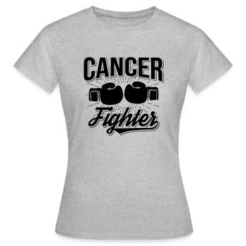 Combattants dans la lutte contre le cancer ! - T-shirt Femme - gris chiné - Devant - AI Model Female 172 dark (172cm)