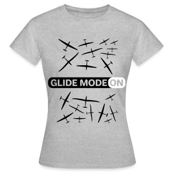 Glider Gliding Gliding Gliding Glider - Women's T-Shirt - heather grey - Front - AI Model Female 172 dark (172cm)