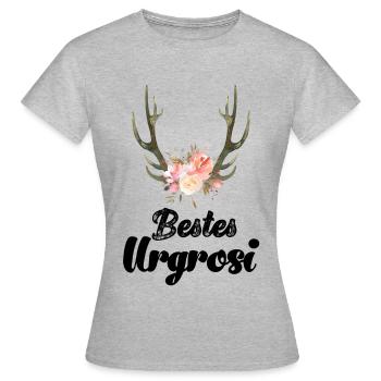 Bestes Urgrosi Uroma Schweiz Lieblingsoma Oma - Frauen T-Shirt - Grau meliert - Vorne - AI Model Female 172 dark (172cm)
