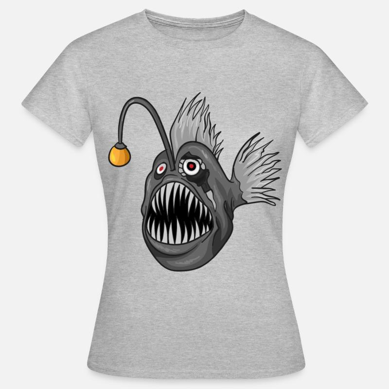 Creepy devilfish - Women's T-Shirt - heather grey