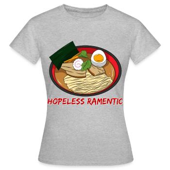 Cuisine asiatique japonaise Ramen I Cadeau - T-shirt Femme - gris chiné - Devant - AI Model Female 172 dark (172cm)