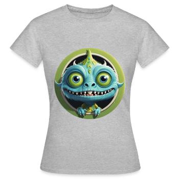 Get freaky - Women's T-Shirt - heather grey - Front - AI Model Female 172 dark (172cm)