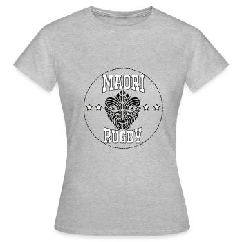 Maori haka - Women's T-Shirt - heather grey - Front - AI Model Female 172 dark (172cm)