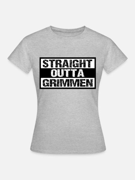 grimmen - Frauen T-Shirt - Grau meliert