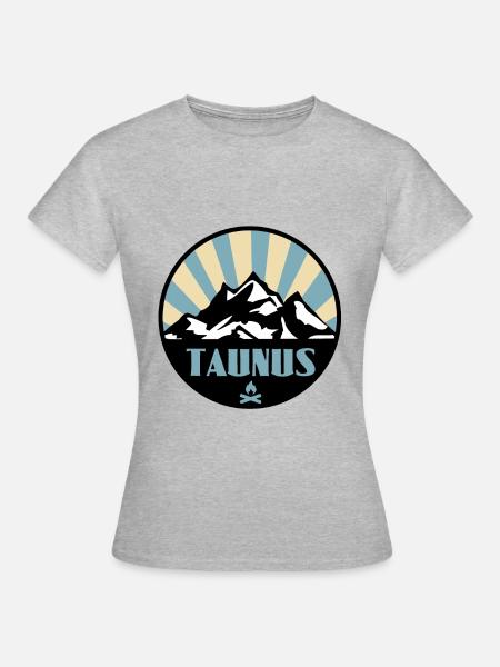 Taunus - Frauen T-Shirt - Grau meliert