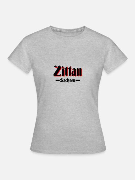 Zittau - Frauen T-Shirt - Grau meliert
