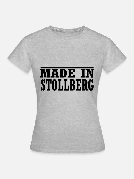 Stollberg - Frauen T-Shirt - Grau meliert
