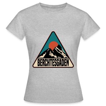 Berchtesgaden - Frauen T-Shirt - Grau meliert - Vorne - AI Model Female 172 dark (172cm)