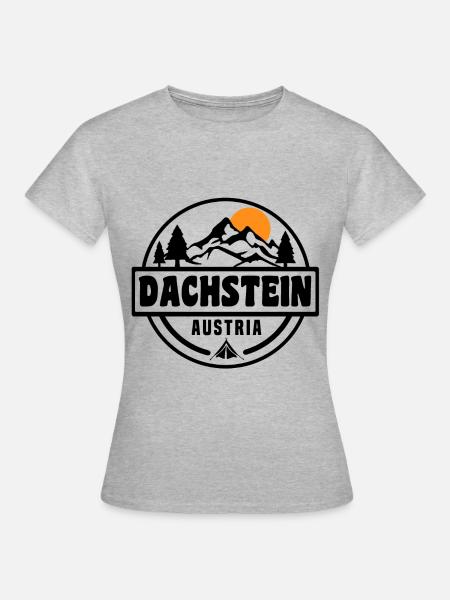 Dachstein - Frauen T-Shirt - Grau meliert
