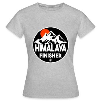 Finisher de l’Himalaya - T-shirt Femme - gris chiné - Devant - AI Model Female 172 dark (172cm)